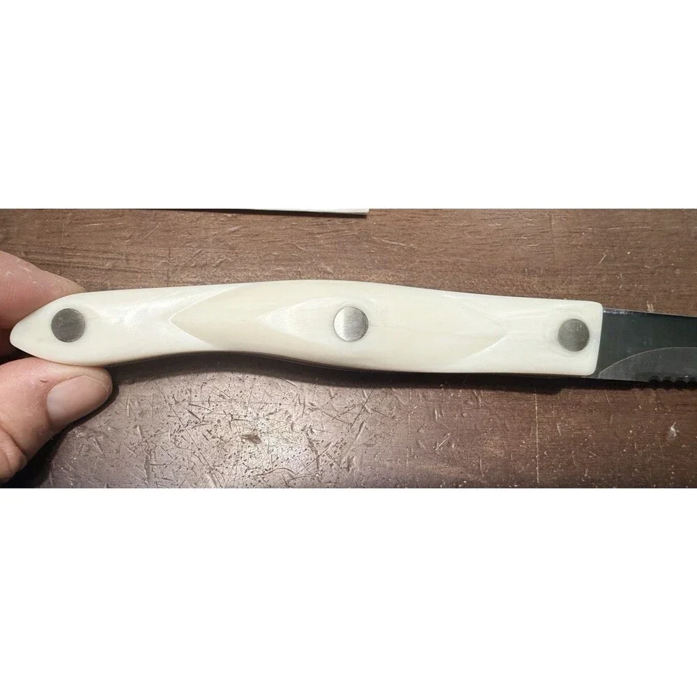 CUTCO 1721 KD Trimmer Knife Sharp Pearl White Handle 5